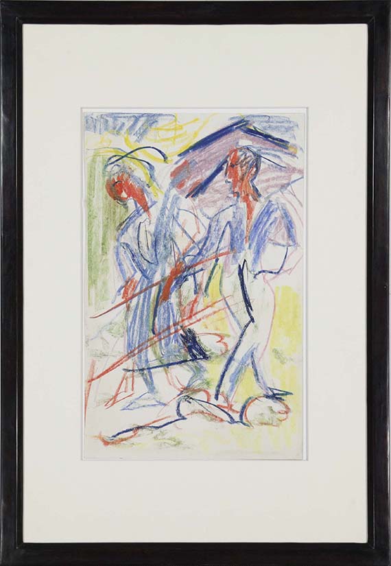 Ernst Ludwig Kirchner - Heuernte - Frame image