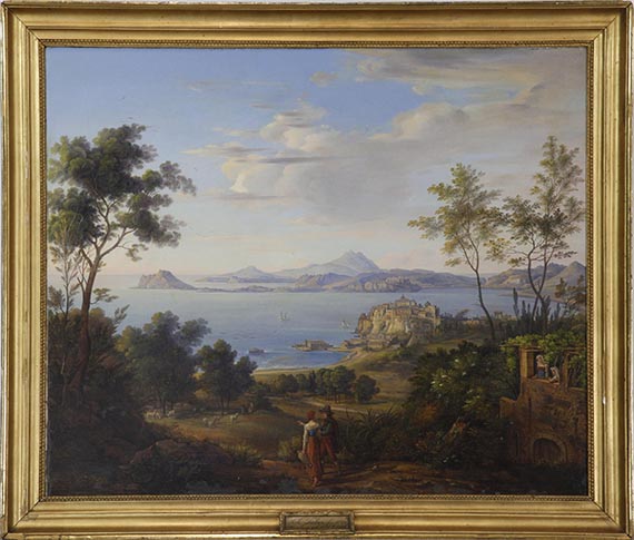 Johann Joachim Faber - Die Bucht von Pozzuoli bei Neapel - Frame image