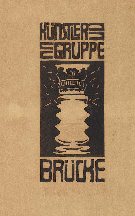 Ernst Ludwig Kirchner - Signet der Künstlergruppe "Brücke"