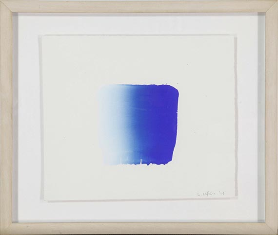 Lee Ufan - Dialogue, blue - Frame image