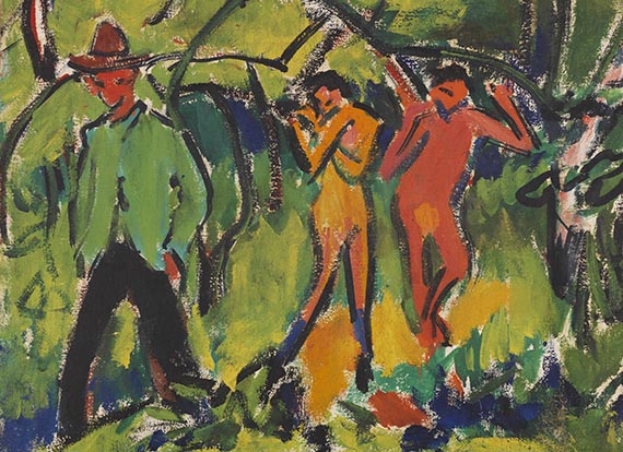 Ernst Ludwig Kirchner - Im Wald - 