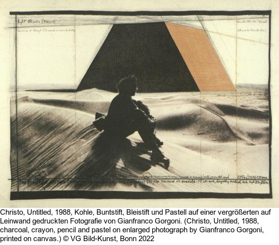 Robert Rauschenberg - Untitled (Rauschenberg floating in a pool designed by Le Corbusier) - 