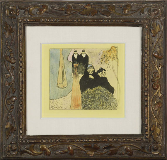 Paul Gauguin - Les vieilles filles à Arles - Frame image