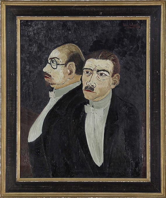 Josef Scharl - Zwei Herren im Frack - Frame image