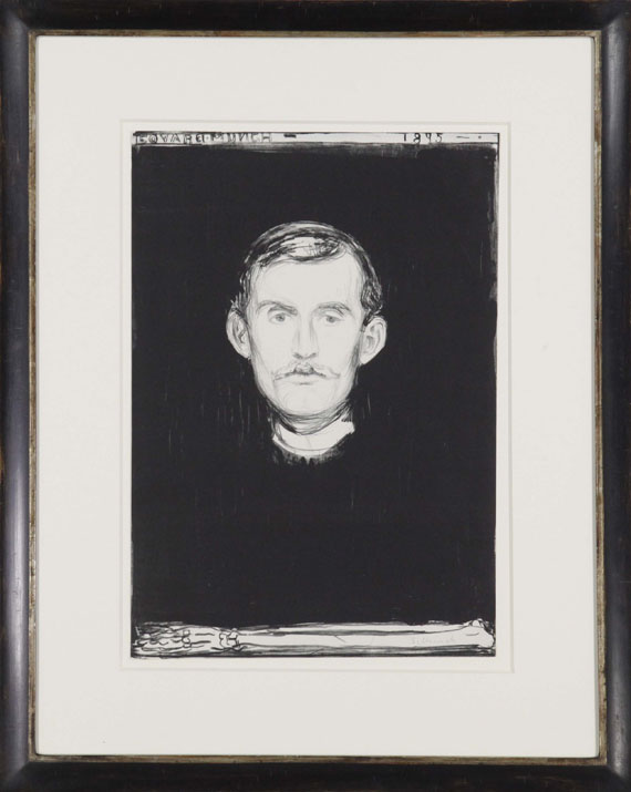Edvard Munch - Selbstporträt - Frame image
