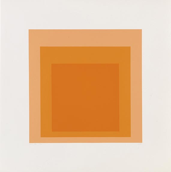 Josef Albers - 6 Bll.: Homage to the Square - 