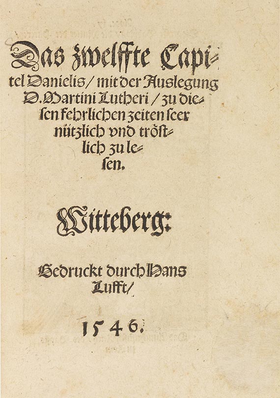 Martin Luther - 7 Propheten-Übersetzungen - 
