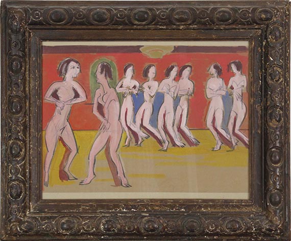 Ernst Ludwig Kirchner - Tanzschule Wigman - Frame image