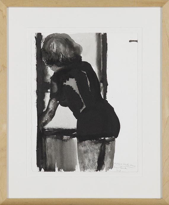 Marlene Dumas - The short black dress - Frame image