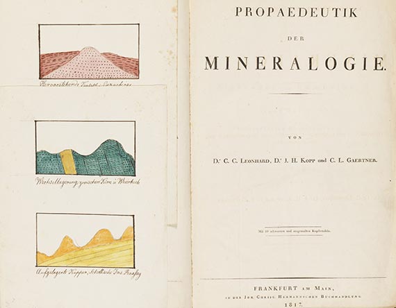 Karl Caesar von Leonhard - Propaedeutik der Mineralogie. Handexemplar von K. L. Gärtner