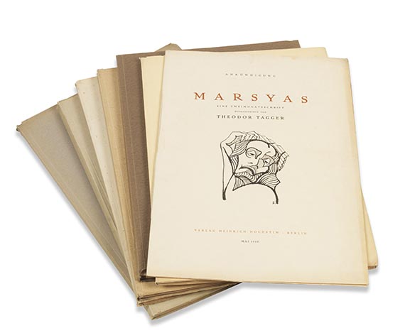 Marsyas - Marsyas. 6 Hefte und Ankündigungsheft