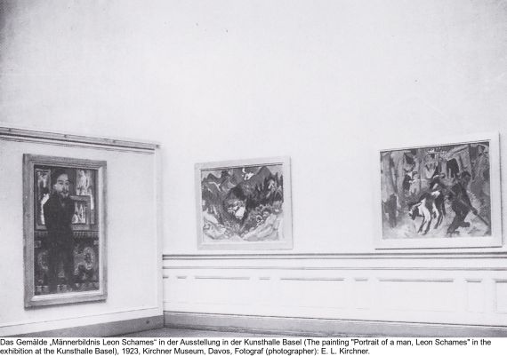 Ernst Ludwig Kirchner - Männerbildnis L. Schames - 