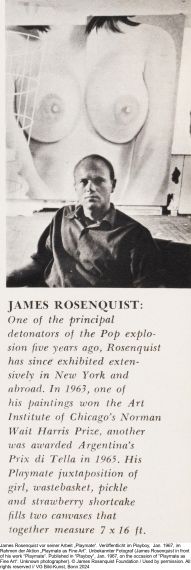 James Rosenquist - Playmate - 