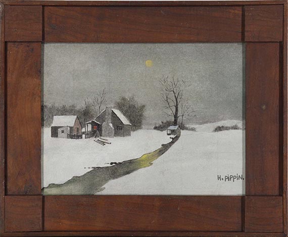 Horace Pippin - Winterlandschaft - Frame image
