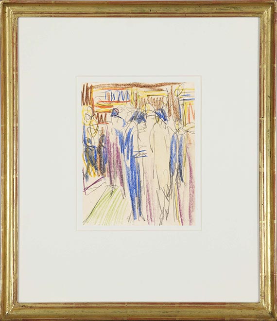 Ernst Ludwig Kirchner - Straßenszene (Berlin) - Frame image