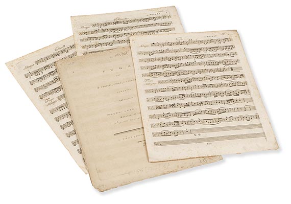Wolfgang Amadeus Mozart - Fuga per 2 violini, viola, é violoncello