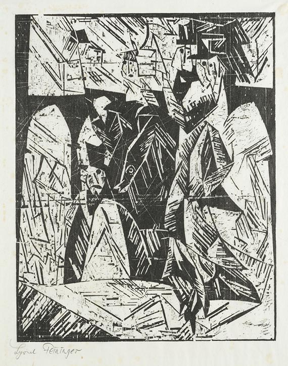 Lyonel Feininger - Spaziergänger