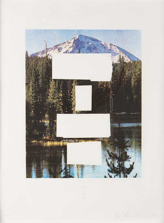 Edward "Ed" Ruscha - Country Cityscapes. Folge von 6 Graphiken - 