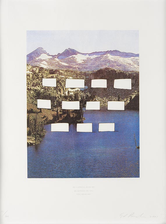 Edward "Ed" Ruscha - Country Cityscapes. Folge von 6 Graphiken - 