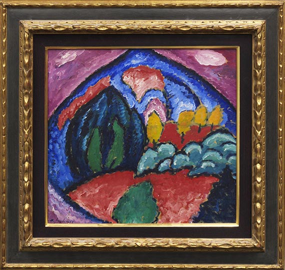 Alexej von Jawlensky - Berge in Oberstdorf - Frame image