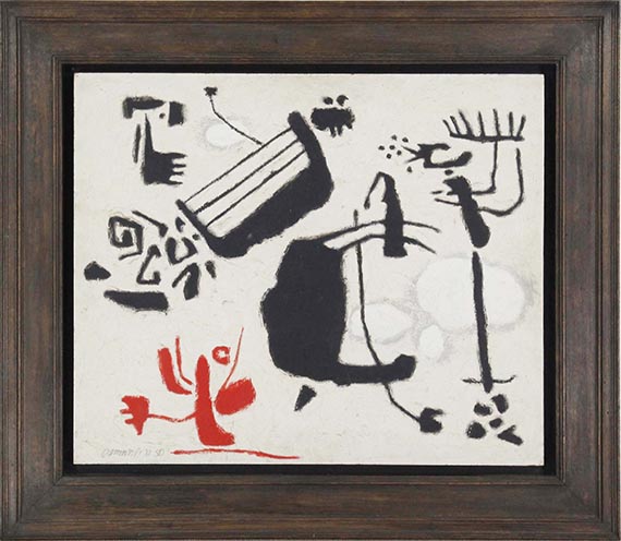 Willi Baumeister - Schwarze Bewegung - Frame image