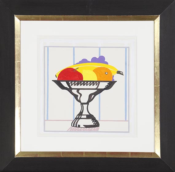 Tom Wesselmann - Study for Metal Compote and Fruit