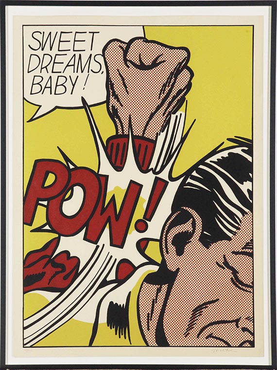 Roy Lichtenstein - Sweet Dreams Baby! - Frame image