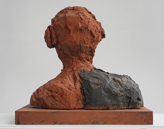 Markus Lüpertz - Kopf des Ganymed - Back side