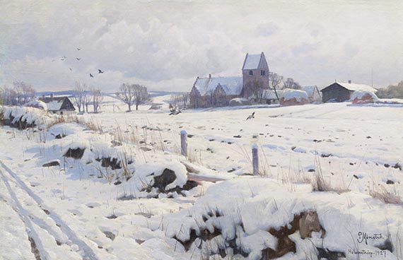 Mönsted - Winterlandschaft (Holmstrup)