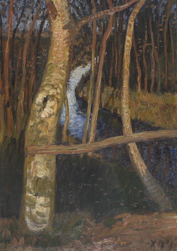 Modersohn - Birken am Moorgraben