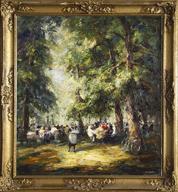 Otto Pippel - Münchner Wirtsgarten - Frame image