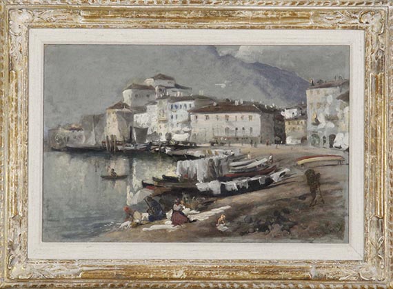 Albert Kappis - Am Comer See (Lecco) - Frame image