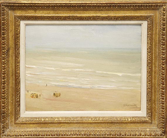 Max Liebermann - Strand und Meer in Zandvoort – Brandungswellen - Frame image