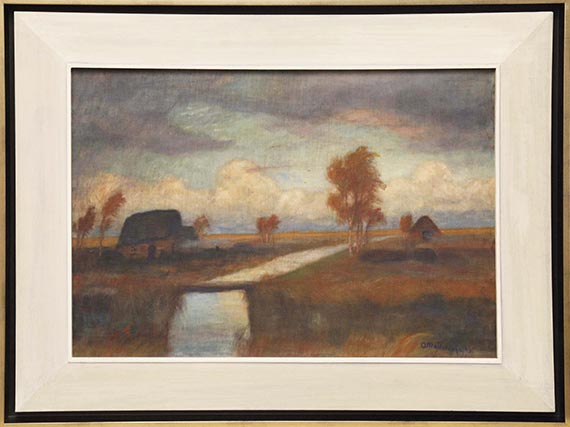 Otto Modersohn - Moorlandschaft - Frame image