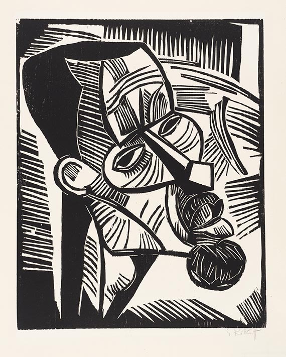 Karl Schmidt-Rottluff - Kristusmappe (9 Holzschnitte) - 