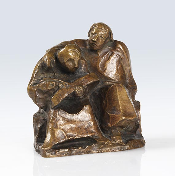 Ernst Barlach - Die lesenden Mönche I (Unterweisung) - 