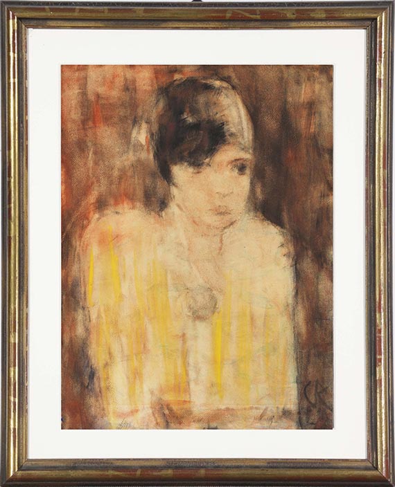 Christian Rohlfs - Kecke junge Dame (Flapper) - Frame image