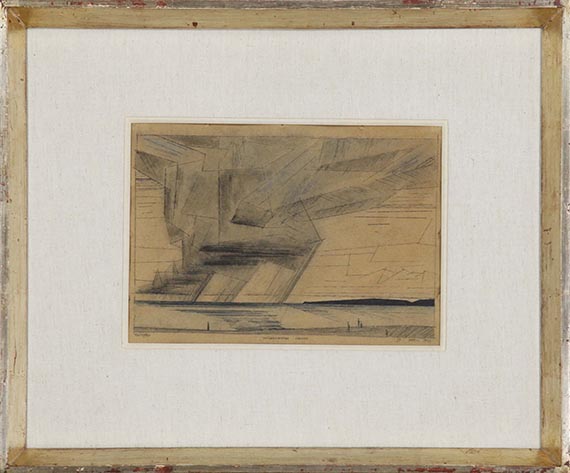 Lyonel Feininger - Vorüberziehende Schauer - Frame image