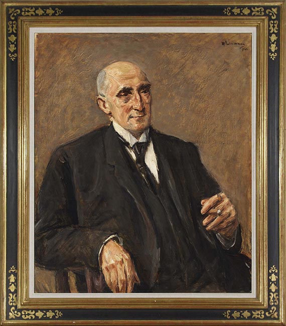 Max Liebermann - Bildnis des Textilfabrikanten Carl Lewin - Frame image