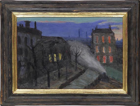 Gabriele Münter - Blick auf Rue Lamblardie, Paris - Frame image