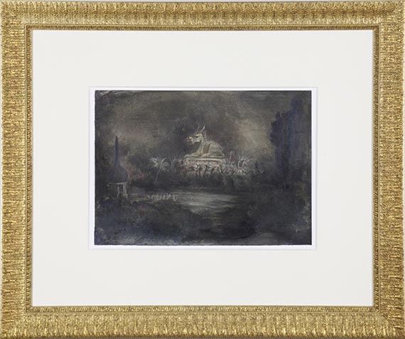 Alfred Kubin - Chinesisches Grabmal - Frame image