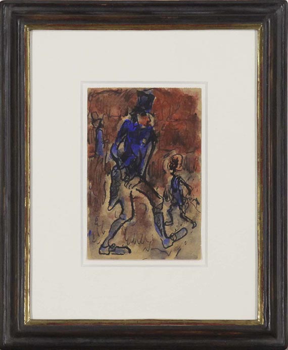 Christian Rohlfs - Spaziergänger - Frame image