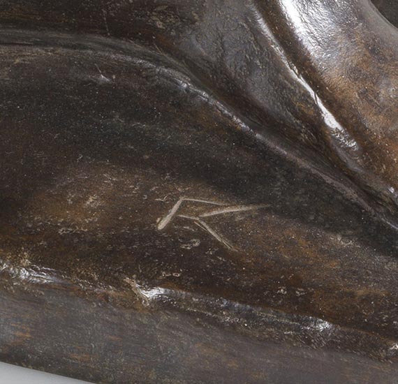 Fritz Klimsch - Knieende im Badetuch - 