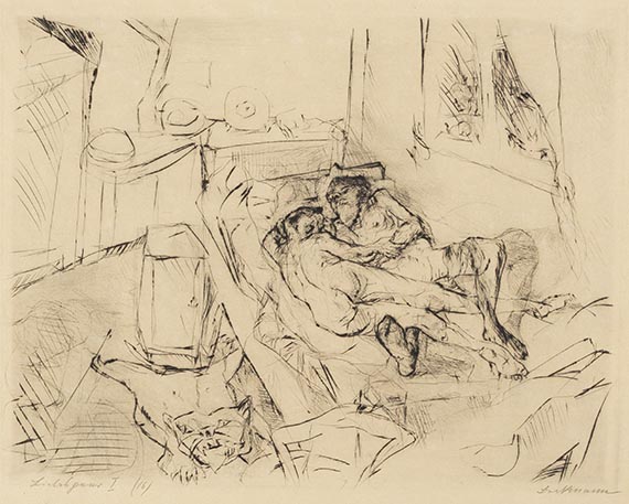 Max Beckmann - Liebespaar I