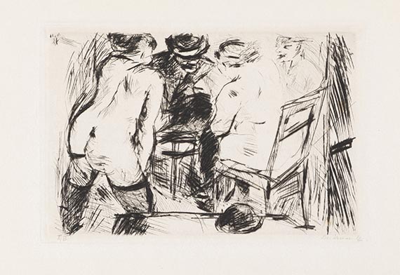 Max Beckmann - Bordell in Hamburg