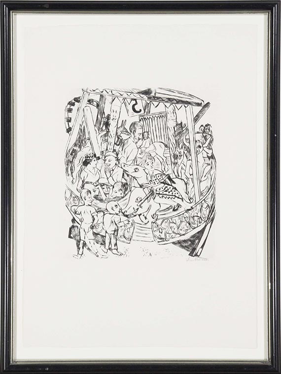 Max Beckmann - Das Karussell - Frame image