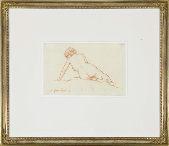 Suzanne Valadon - Weiblicher Rückenakt - Frame image