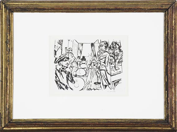 Max Beckmann - Weihnachten 1919 - Frame image