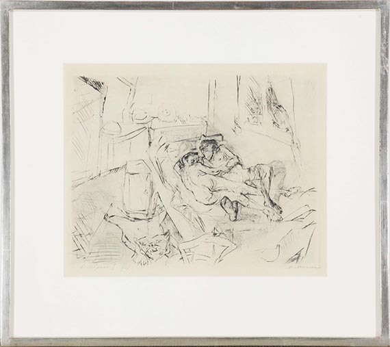 Max Beckmann - Liebespaar I - Frame image