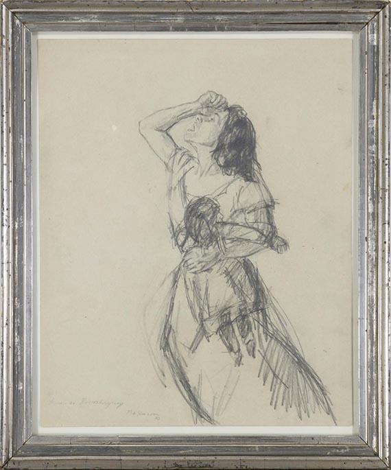 Max Beckmann - Studie zur Kreuztragung - Klagende Frau - Frame image